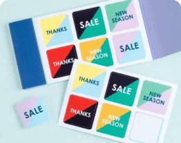 Stickers Post Mockup